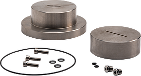 Triaxial Cap and Base Set, Stainless Steel